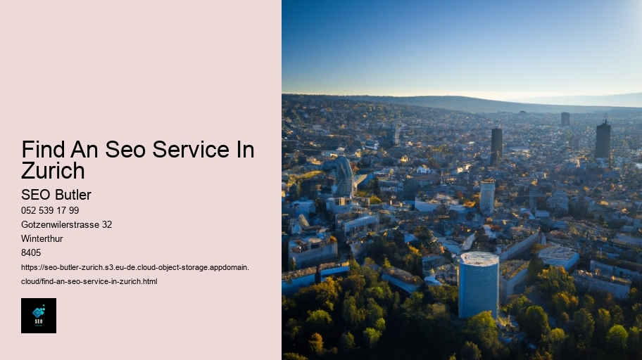 Find An Seo Service In Zurich